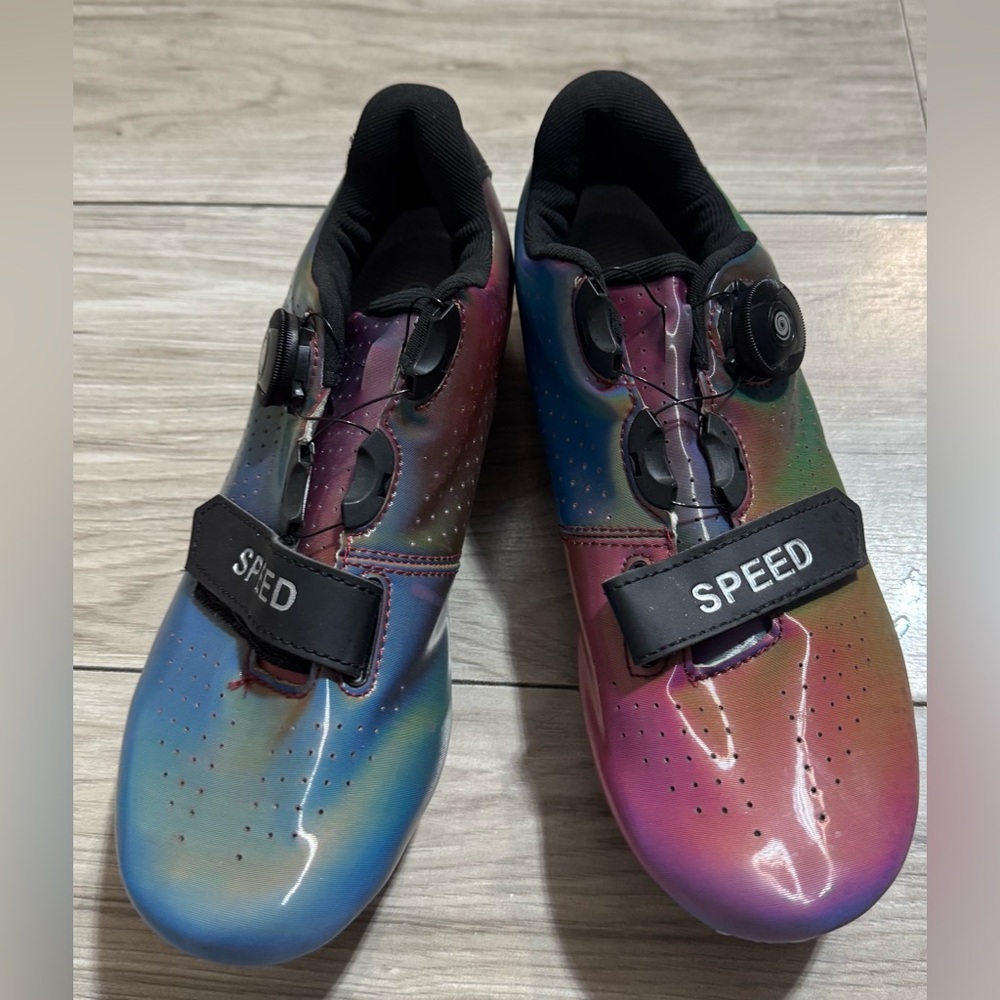 Aspeed Blue and Purple Sneakers‎ with Iridescent Finish